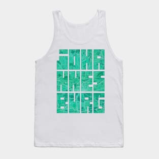 Johannesburg, South Africa City Map Typography - Watercolor Tank Top